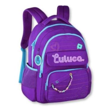 Imagem de Mochila Luluca Bolsa Escolar Meninas Infantil e Juvenil-Feminino