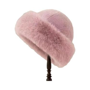 Imagem de Chapéu De Pescador De Pelúcia Fluffy Coreano Para Mulheres, Moda De In