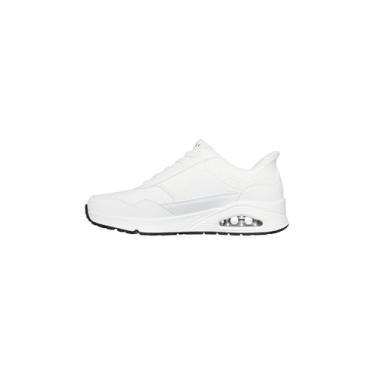 Imagem de Skechers Tênis masculino Uno-Banksia Luxe Hands Free Slip-ins, Wht, 40