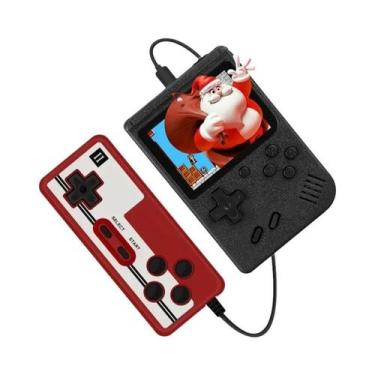 Imagem de Console De Videogame Retro Mini 8-Bit Portátil Com 500 Jogos Integrado