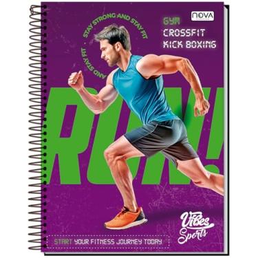 Imagem de CADERNO UNIVERSITÁRIO C/D ESPIRAL 20 MATÉRIAS 400 FLS VIBES SPORTS