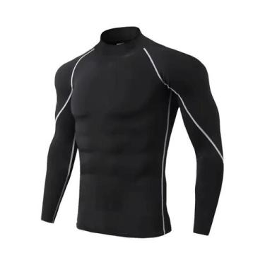 Imagem de Camiseta De Compressão De Manga Longa Para Corrida Masculina, Rápido S