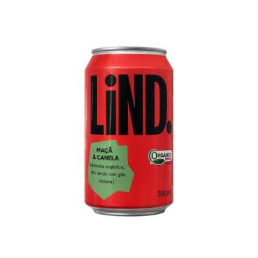 Imagem de Kombucha Orgânica Sabor Maçã e Canela Lind 350ml