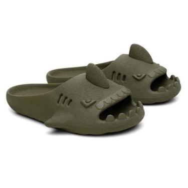 Imagem de Chinelo Tubarão Infantil Confortável Praia e Piscina-Unissex