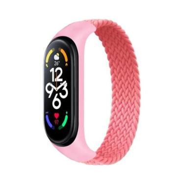 Imagem de Pulseira De Nylon Trançada Para Xiaomi Mi Band 3 4 5 6 7 NFC Solo Loop