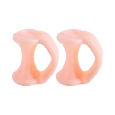 Imagem de Separador De Dedos De Silicone (2 Peças) - Corretor Ortopédico De Joan