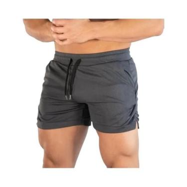 Imagem de Shorts Esportivos Masculinos plus Size Em Malha Respirável, Tendência 
