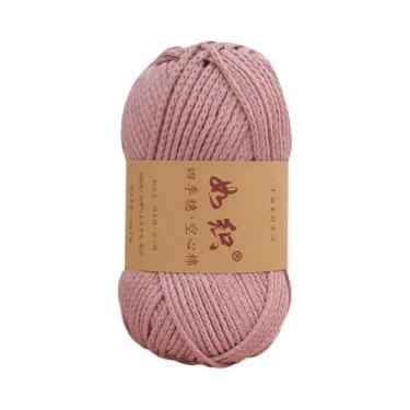 Imagem de Fio De Crochê E Tricô 100g 85M, 65% Algodão, Linha De Lã Artesanal Par