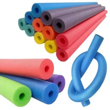 Imagem de Boia Espaguete Macarrão Flutuador Piscina Natacão Hidro (Kit 6 - Sortido)