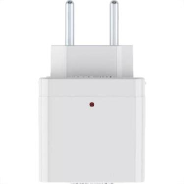 Imagem de Plug Protetor Dps Qualitronix 2 Polos 10A. Branco - Qpp01B