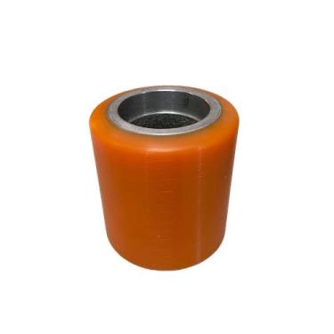 Imagem de Roda de Ferro com Poliuretano de Carga Simples 85mm x 95mm para Rolame