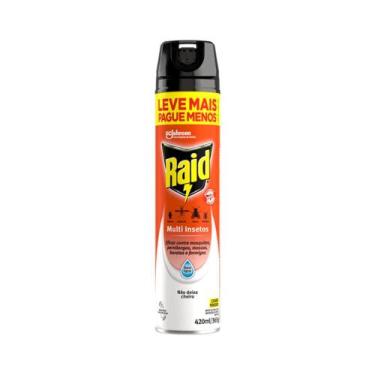 Imagem de Inseticida Raid Multi insetos aerosol 420ml Contra moscas, pernilongos