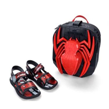 Imagem de Papete Infantil Masculina Homem Aranha Grendene, 28, Preto