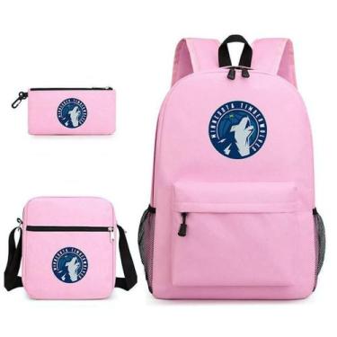 Imagem de Conjunto de bolsas escolares Basketball Star Minnesota Timberwolves, 3