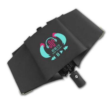 Imagem de Guarda-chuva Mikus Hatsunes Anime à prova de vento, resistente a UV - 