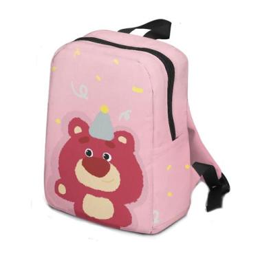 Imagem de Mochila LotsoHuggin Bear Strawberry para crianças escolares - yiweisai