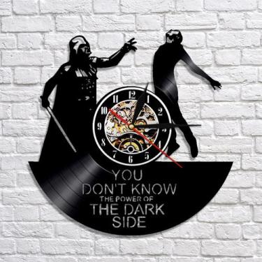 Imagem de Relógio de parede Darth Vader Anime Vinyl Disc 30cm - yiweisai