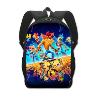 Imagem de Mochila escolar Crash Bandicoot Anime para crianças - yiweisai