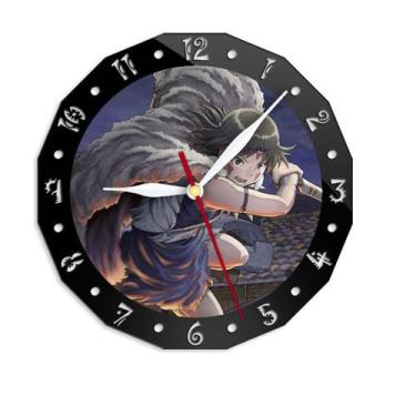 Imagem de Relógio de parede Princess Mononoke Anime Silent 30cm acrílico - yiwei