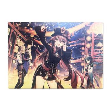 Imagem de Pôster: arte de parede, pintura decorativa, Genshin Impact, anime - yi