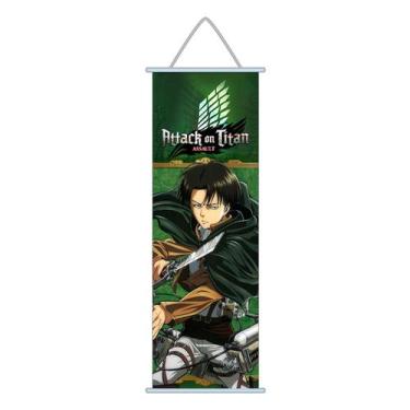 Imagem de Pôster artístico Attack On Titan Impressão artística 70x25cm Material 