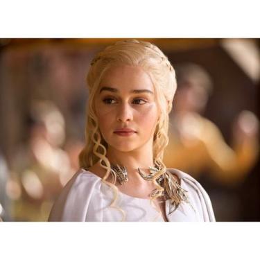 Imagem de Poster Wall Games Of Thrones Daenerys Targaryen Retro Anime - yiweisai