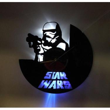 Imagem de Relógio de parede Stormtroopers LED Vinyl Record 30cm - yiweisai