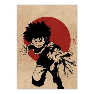Imagem de Pôster de arte de parede Picture My Heros Academias Anime 30x40cm - yi