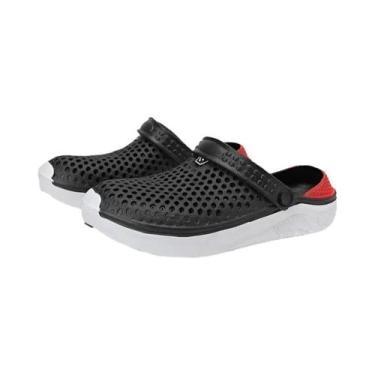 Imagem de Sandálias De Praia Masculinas Leves Com Combinação De Cores Para Ativi