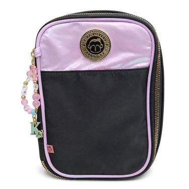 Imagem de Estojo Escolar Infantil Box Kk2634m Preto - Kika