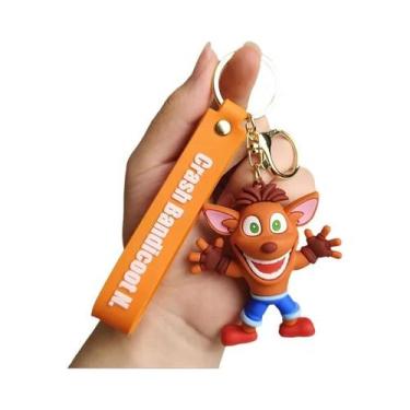 Imagem de Chaveiro Crash Bandicoot Anime: Boneco Fofo De Jogo, Pingente Para Car