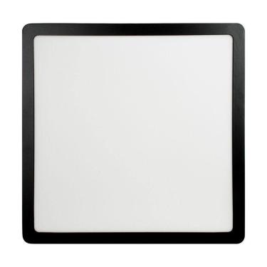 Imagem de Painel Led Foxlux Quadrado Sobrepor 24w 4000k Preto