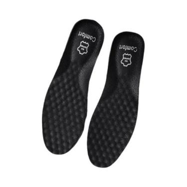 Imagem de Palmilhas De Couro Para Sapatos Com Suporte Para Arco, Ortopédicas, Pa