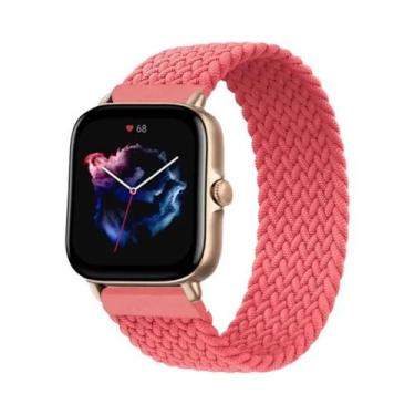 Imagem de Pulseira De Relógio Elástica Trançada De 20mm 22mm Para Amazfit GTS 2 