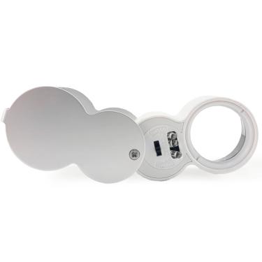 Imagem de Lupa Bolso Lente 25mm Led Uv Solver Relojoeiro Joalheiro