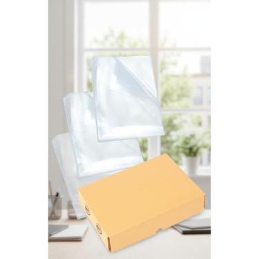 Imagem de Protetor Envelope Plástico Grosso 0,15mm A4 Ofício 4 Furos c - Congrat