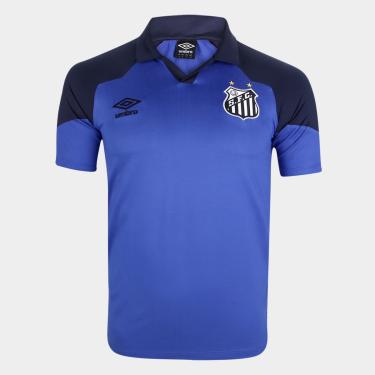 Imagem de Camisa Polo Santos 23/24 Viagem Umbro Masculina-Masculino