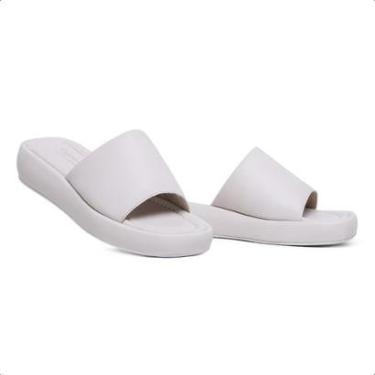 Imagem de Tamanco Plataforma Baixa Feminina Flatform Papete Elegante Cor:;Tamanho:36-Feminino