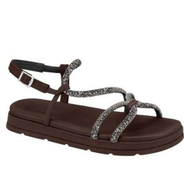 Imagem de Sandalia Moleca Chocolate Feminino Original 5490.128-Feminino