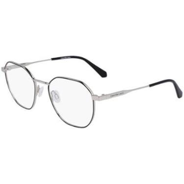 Imagem de Armação de Óculos Calvin Klein Jeans CKJ22220 N043 - Cinza Silver 51-Unissex