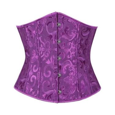 Imagem de Corset Sexy Feminino Modelador De Cintura Estilo Steampunk Com Cadarço