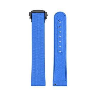 Imagem de Pulseira De Borracha Fluorada Unissex De 20mm Com Liberação Rápida Par