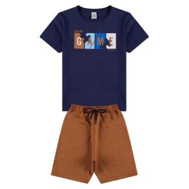 Imagem de Conjunto Infantil Play The Game Marinho - Vida Costeira Oficial, 6, Ma