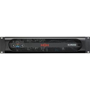 Imagem de Amplificador de Potência Estéreo Profissional M-1500D Power Stereo 2x1500W Classe H com Entradas XLR Power