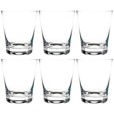 Imagem de Conjunto de 6 Copos Baixos Sophia para Água, Sucos e Drinks em Cristal Ecológico com Maior Brilho Transparente Cristal