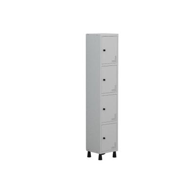 Imagem de Roupeiro Aço Linha Light 4 Portas – Gr301-4 Cinza