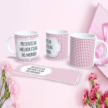 Imagem de Caneca de Porcelana 325ML Estampa 15 Personalizada Dia das Mães Presente Criativo para...