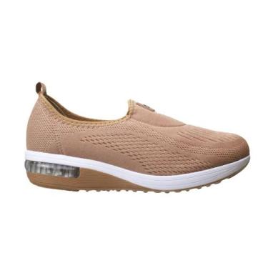 Imagem de Tênis Moda Feminino Slip On Modare Nude, Nude, 38
