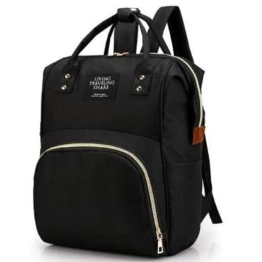 Imagem de Mochila Maternidade Jimmy com Compartimento Térmico e Bolso para Roupas Molhadas Preto OEM