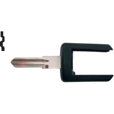 Imagem de Chave com Alojamento para Transponder Modelo F103 para Chevrolet Corsa 02 a 12 e Meriva 03 a 12 sem Segredo